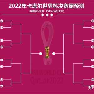 技巧 | Python绘制2022年卡塔尔世界杯决赛圈预测图