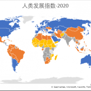 数据看中国VS世界：世界各国人类发展指数排名-2020