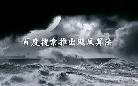 百度飓风算法是什么，如何规避飓风算法带来的影响？