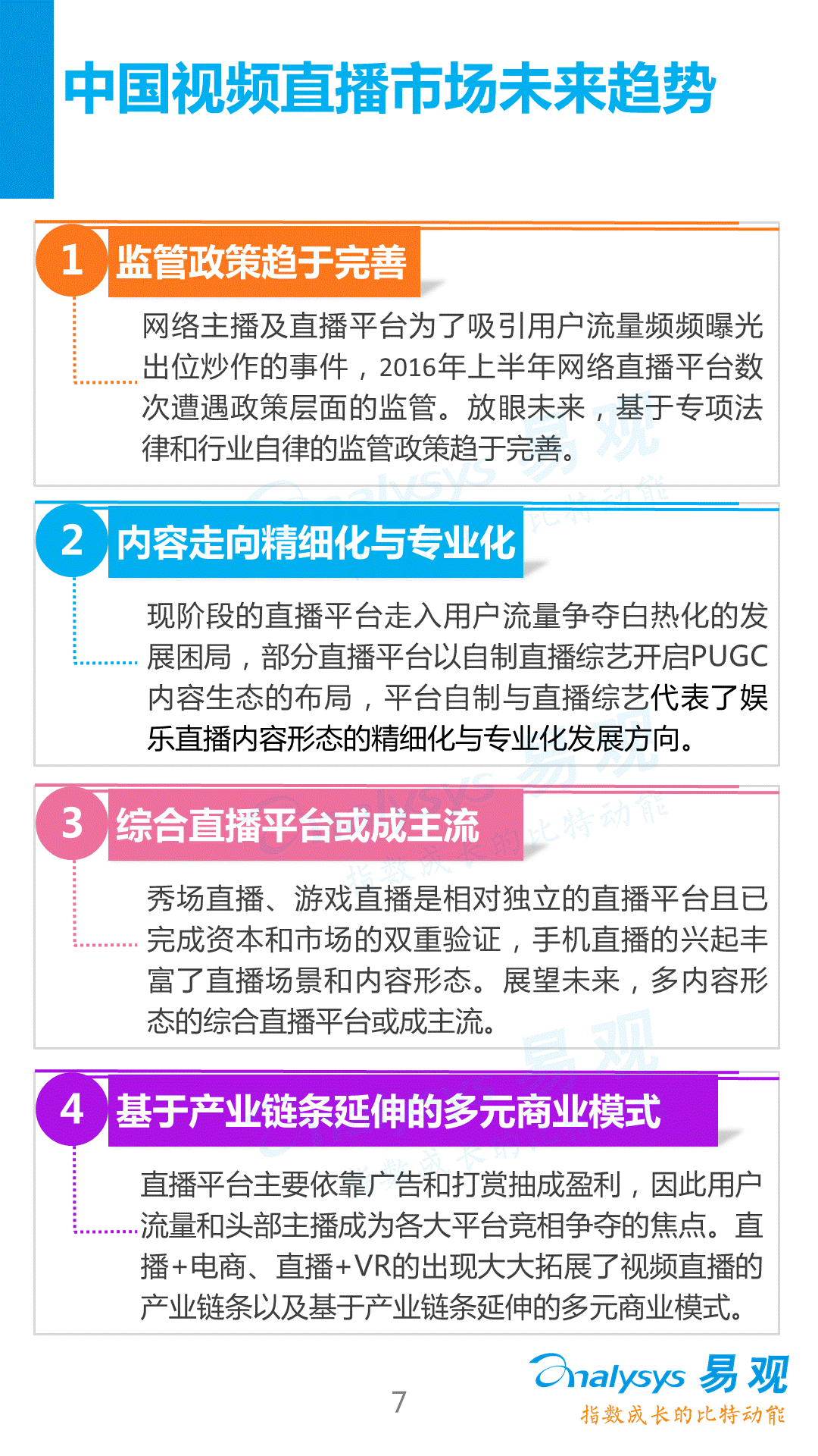 【分析】2016中国视频直播产业生态图谱！