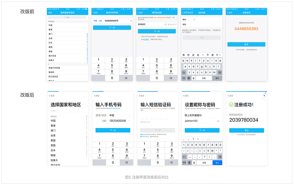 注册Redesign实例：手机QQ注册模块交互设计思考
